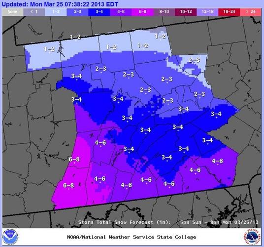 How much snow will Lancaster County get? News