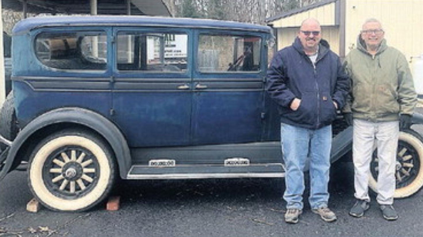 1920s REO Flying Cloud on display outside of Manheim marketplace, a hat tip to the area's history - Vimarsana News