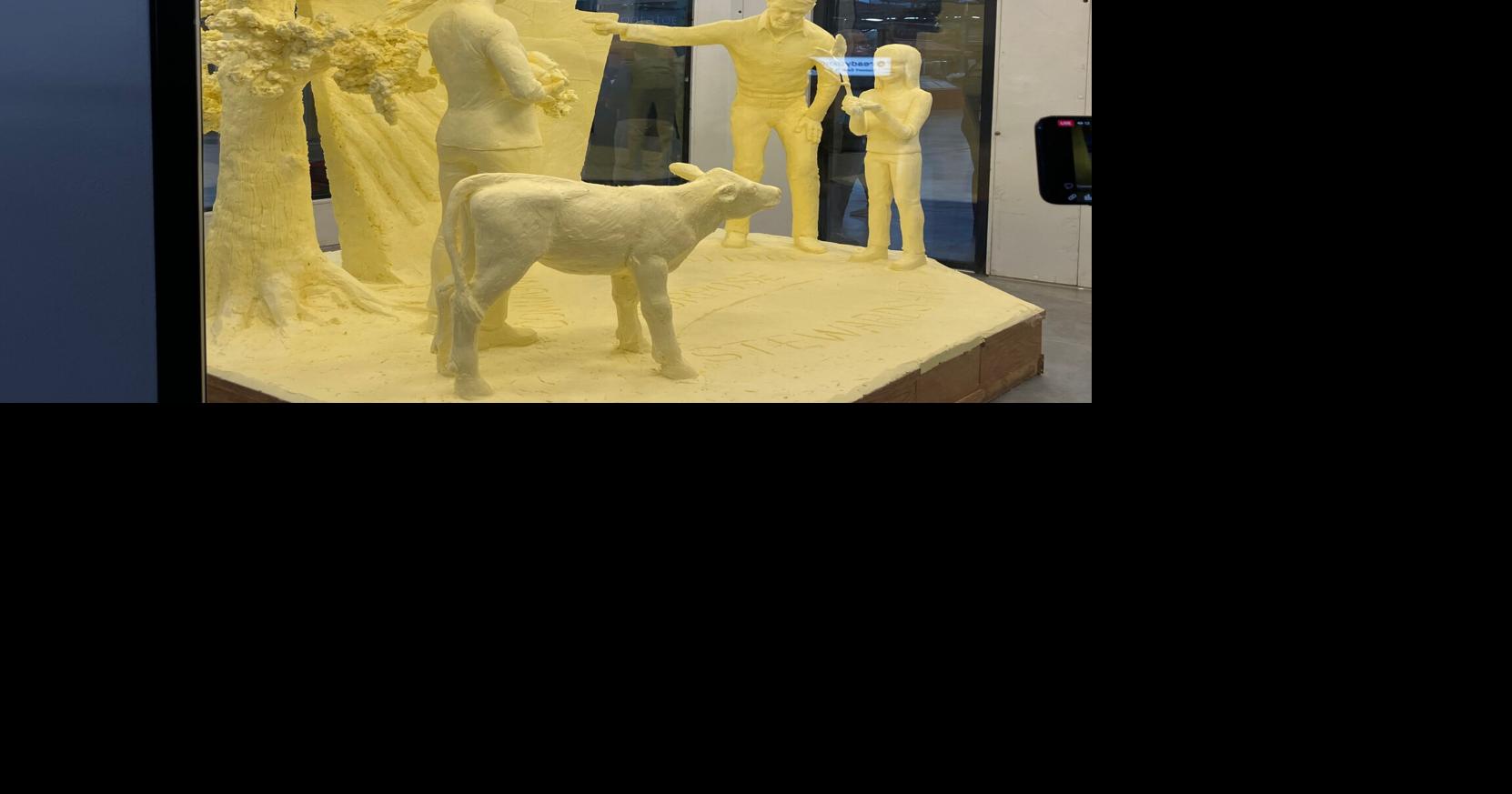 Watch a timelapse of the 2023 Pa. Farm Show butter sculpture being