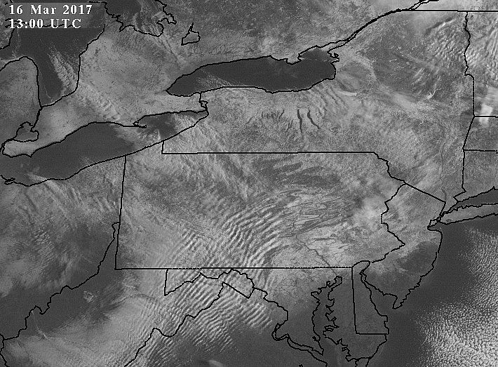 What it looks like from space when the entire state of Pennsylvania is ...