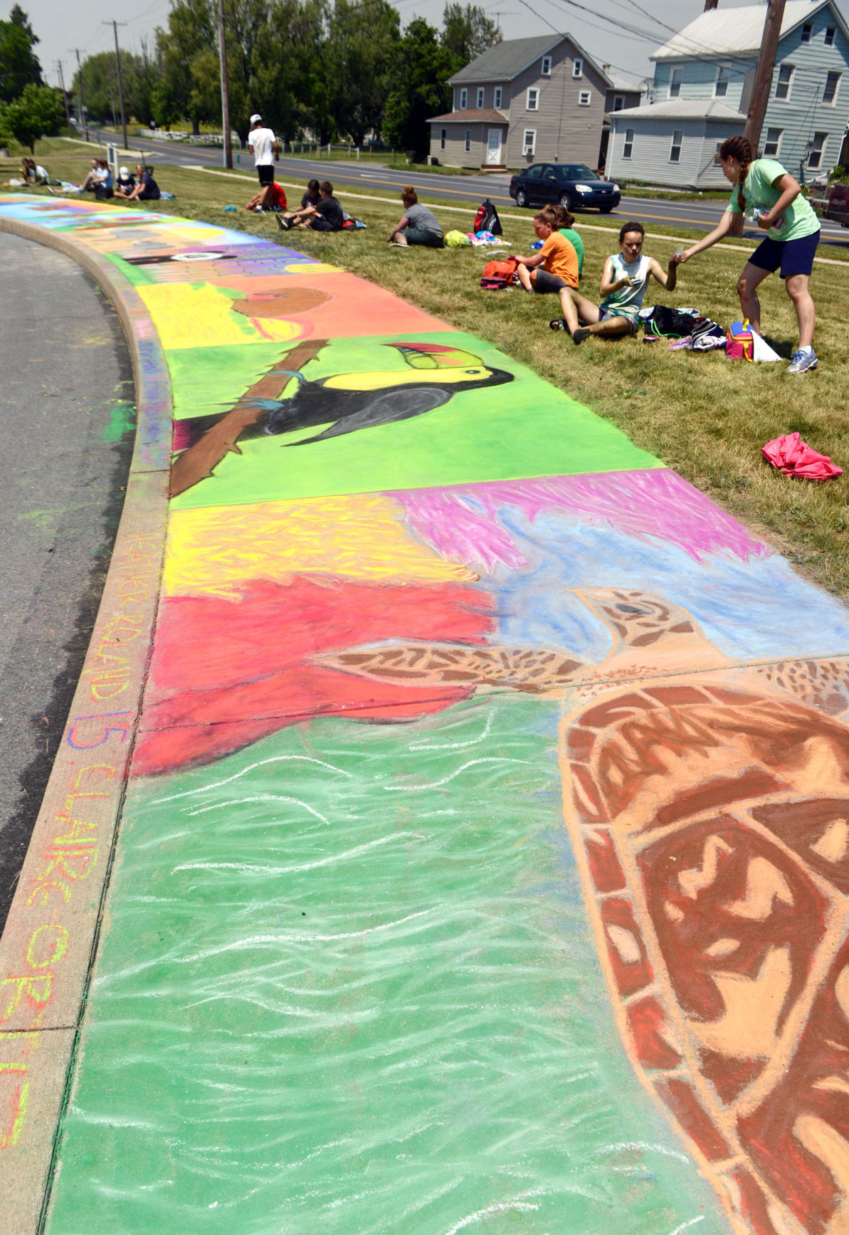 Sidewalk Chalk at Conestoga Valley Middle School Local News