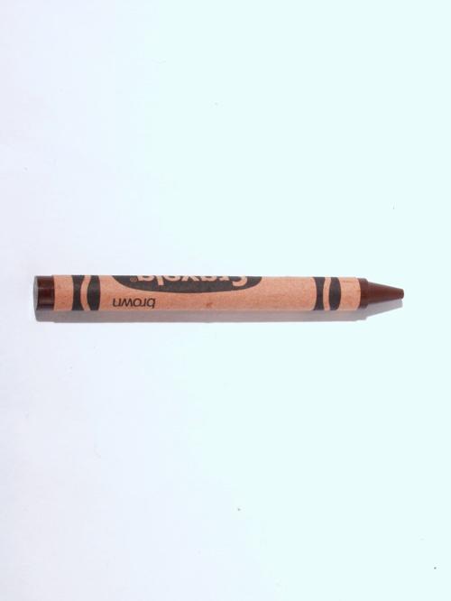 brown crayon