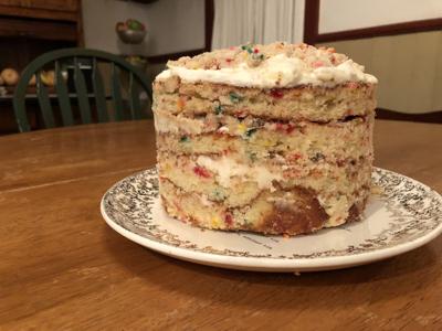 Press Table With These Birthday Cake Crumbs Every Day Is A Party