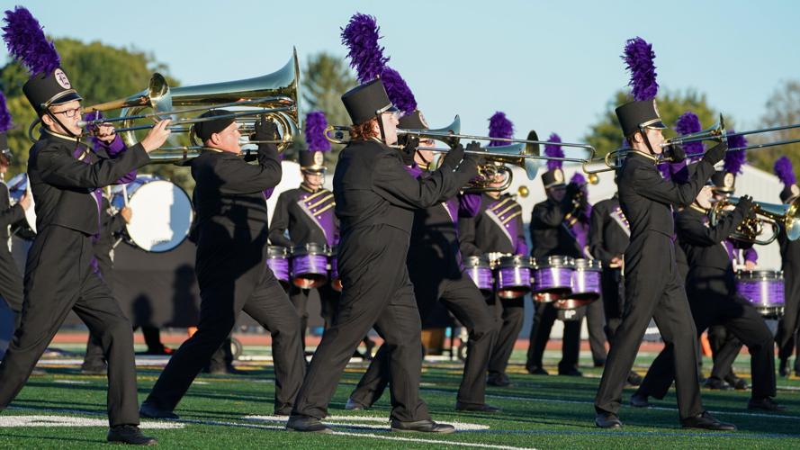 Pennsylvania marching bands and color guards show off their talents at