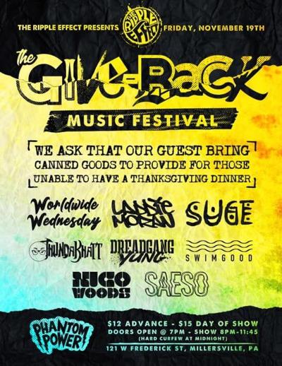Ripple Effect Give Back Festival poster