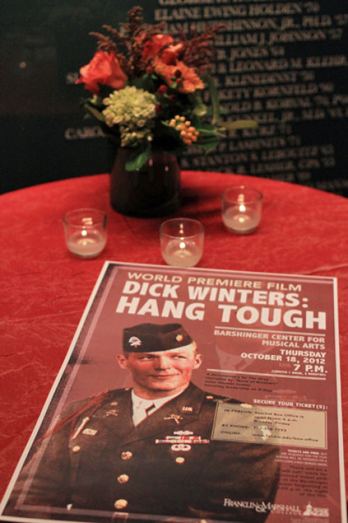 Film 'Dick Winters: Hang Tough' debuts at Franklin & Marshall
