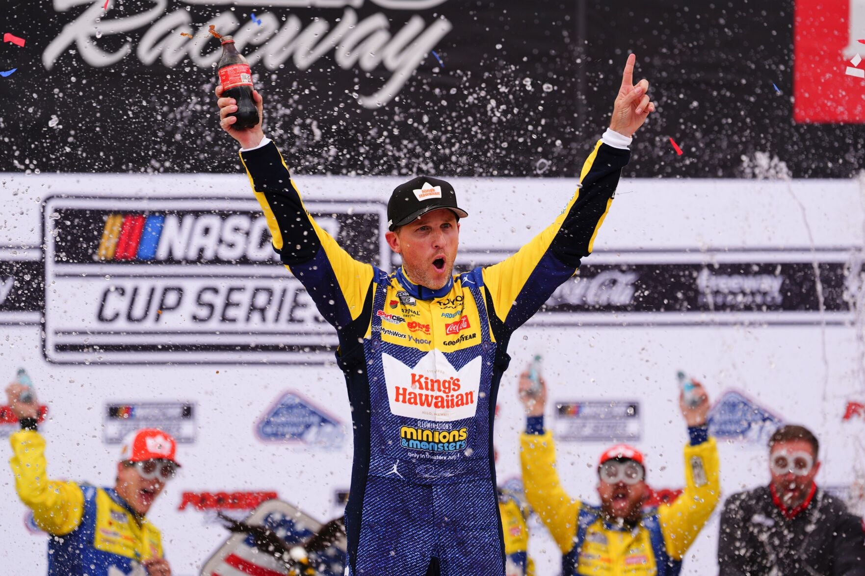 Denny Hamlin wins pole position for NASCAR's return to Chicagoland ...