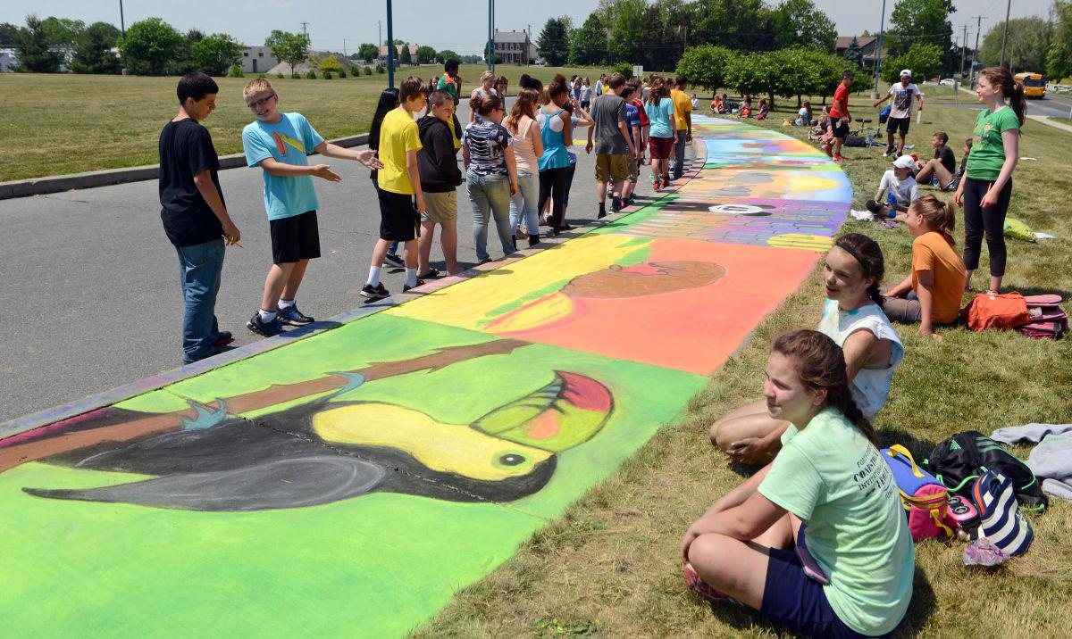 Sidewalk Chalk at Conestoga Valley Middle School Local News
