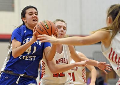 Cedar Crest vs. Hempfield - L-L League girls basketball