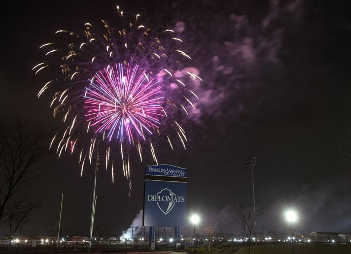 Lancaster city celebrates New Year's Eve with fireworks and socially
