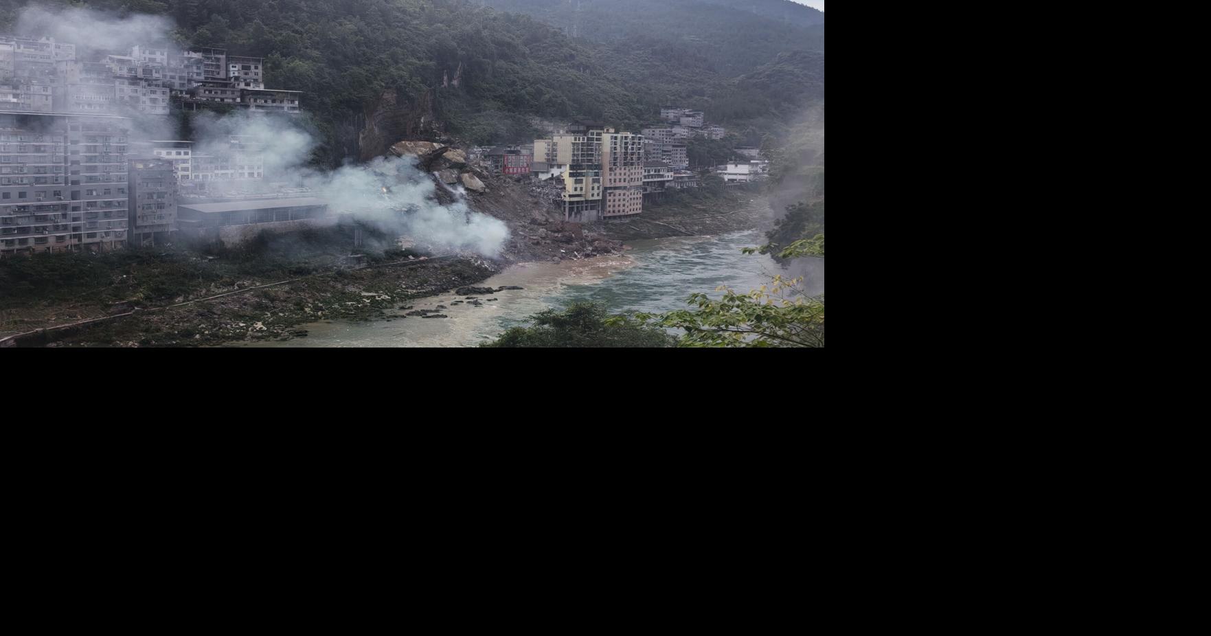 Landslide in China's Chongqing kills at least 8 and leaves 34 missing A landslide in the southwestern Chinese city of Chongqing has killed at least eight people and left 34 missing By ANDY WONG Jul 17, 2026