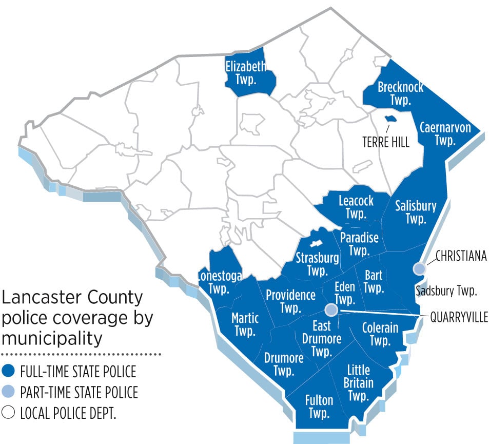 Lancaster County  Map Lancaster County municipal leaders again oppose fee for full time 