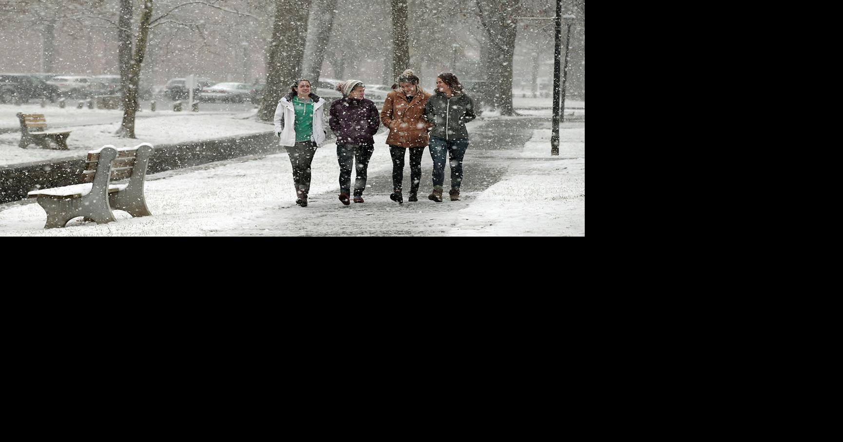 Extra snowfall, wintry road conditions pervade first snow of the season ...