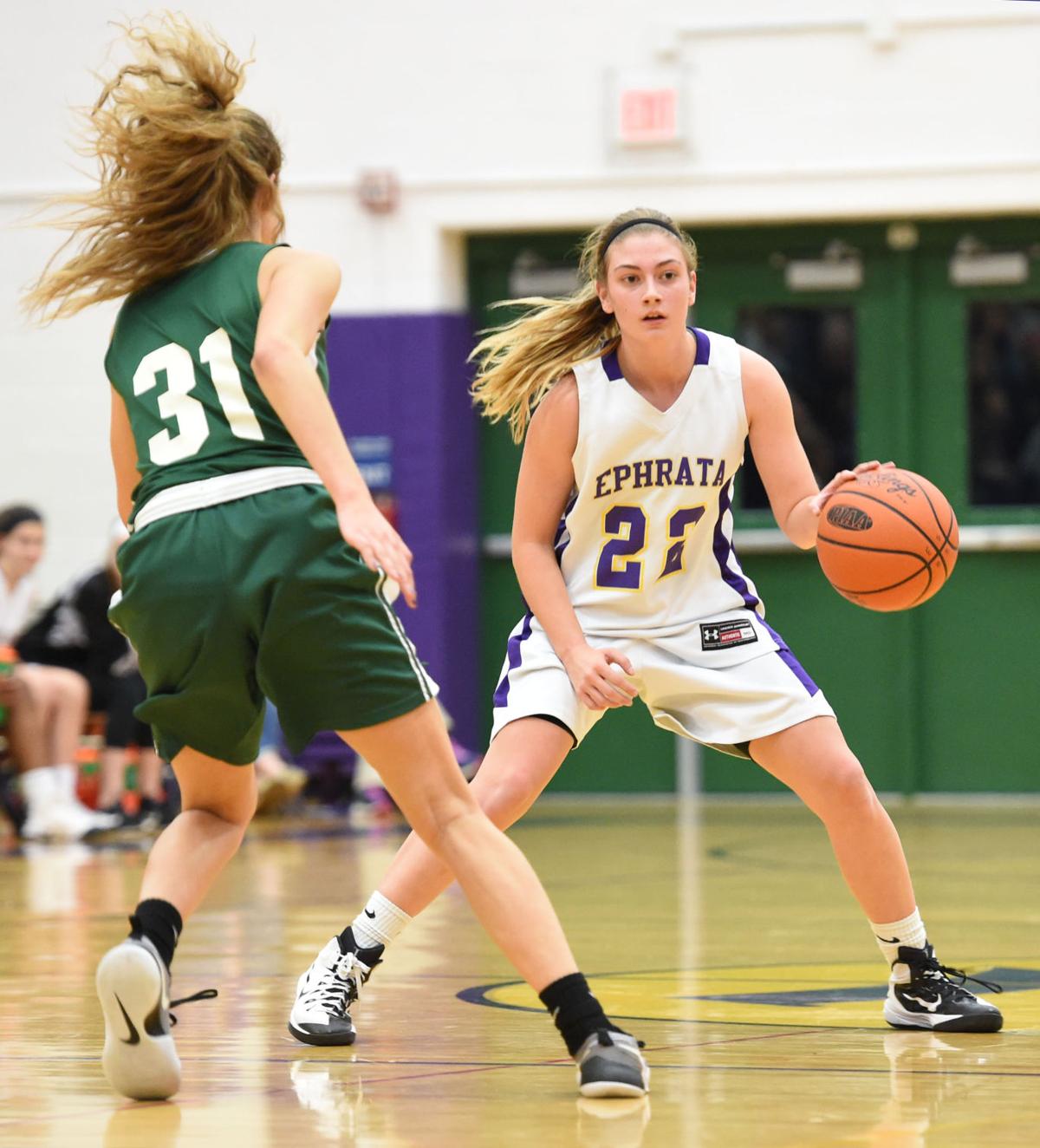 WATCH VIDEO Ephrata's Caroline Stauffer joins 1,000point club Girls