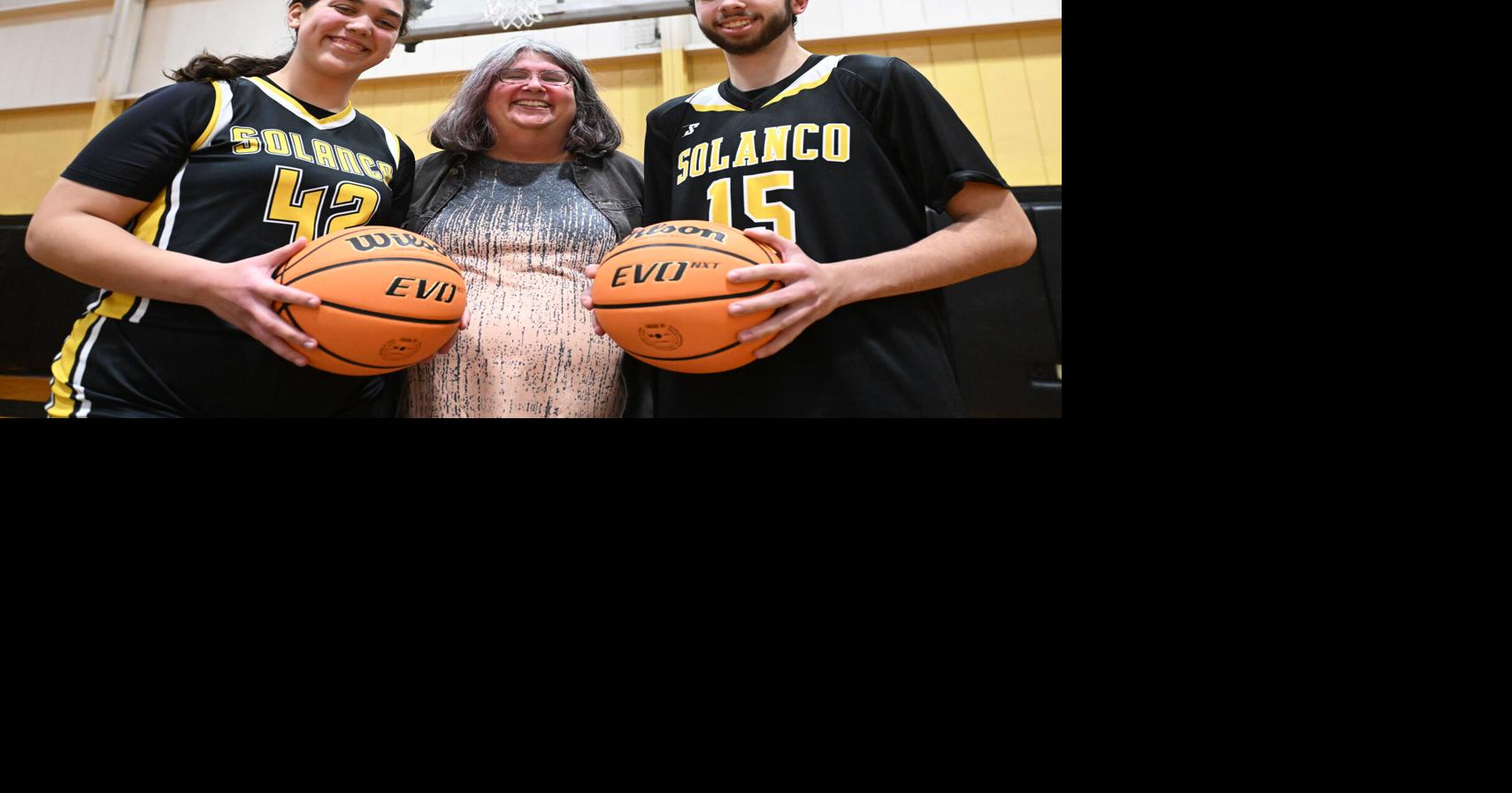 Taking to the game: Mom, from Germany, brother, sister pick up basketball, now key at Solanco