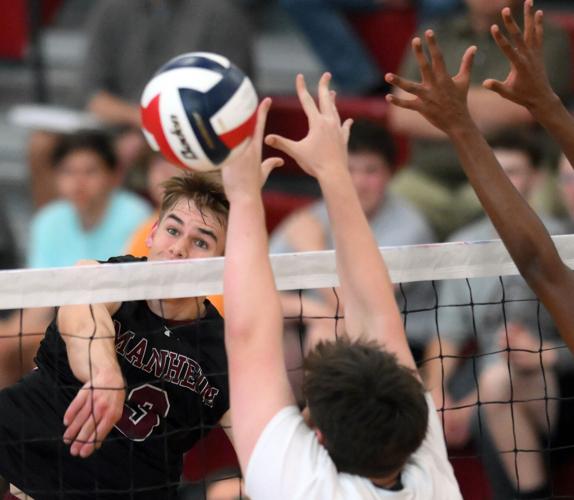 Manheim Central vs. York Suburban - District 3 class 2A boys volleyball championship