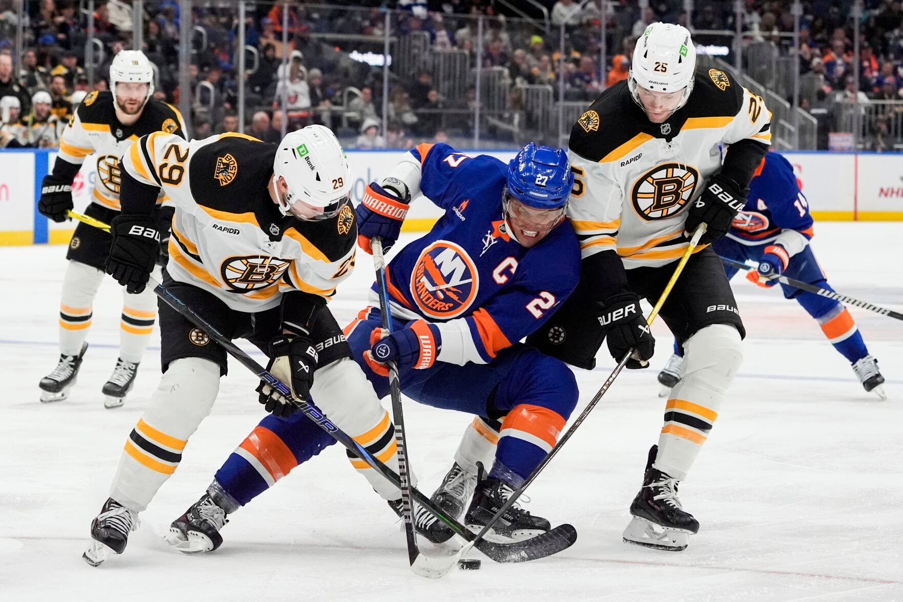 Zacha And Marchand Each Score Twice As Bruins Beat Islanders 6-3 | NHL ...