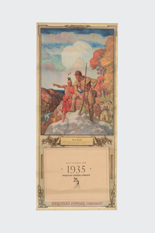 N C Wyeth Calendar Among Ephemera At Morphy Firearms Auction