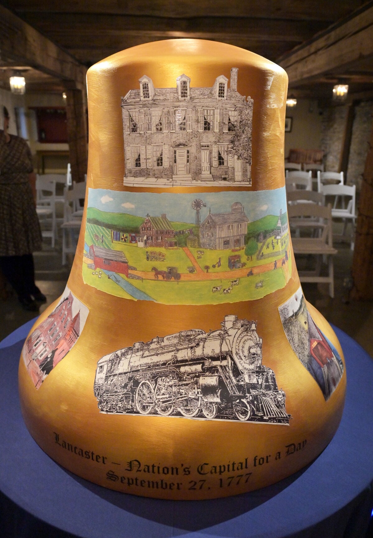 Bell celebrating America's 250th birthday, Lancaster County on