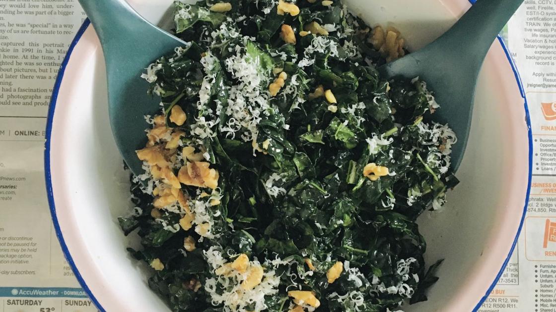 recipe for kale salad stay put cooking