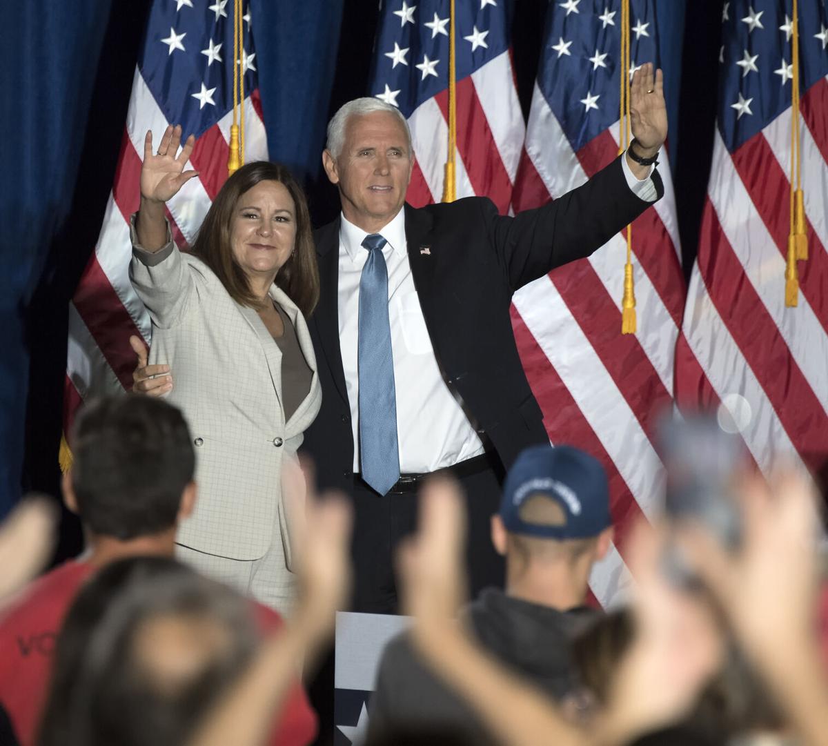 VP Mike Pence and Second Lady Karen Pence Attend Debate Watch Party in Ephrata Twp.