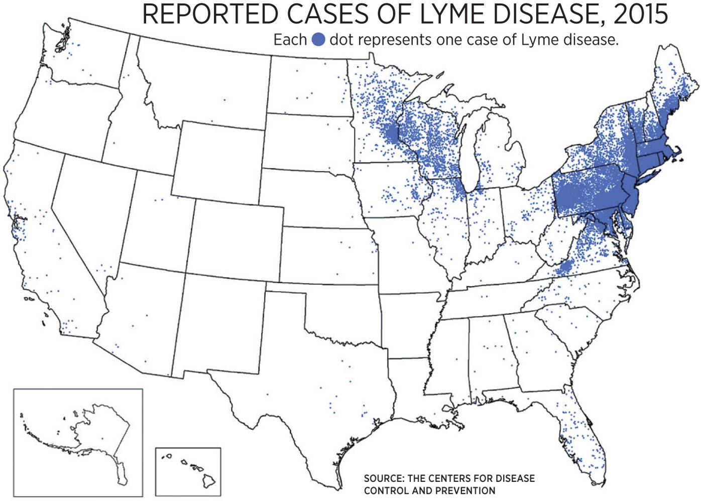 Lyme Disease Map 2019 Exploding Tick Population Could Mean Record Lyme Disease Cases In Lancaster  County | Local News | Lancasteronline.com
