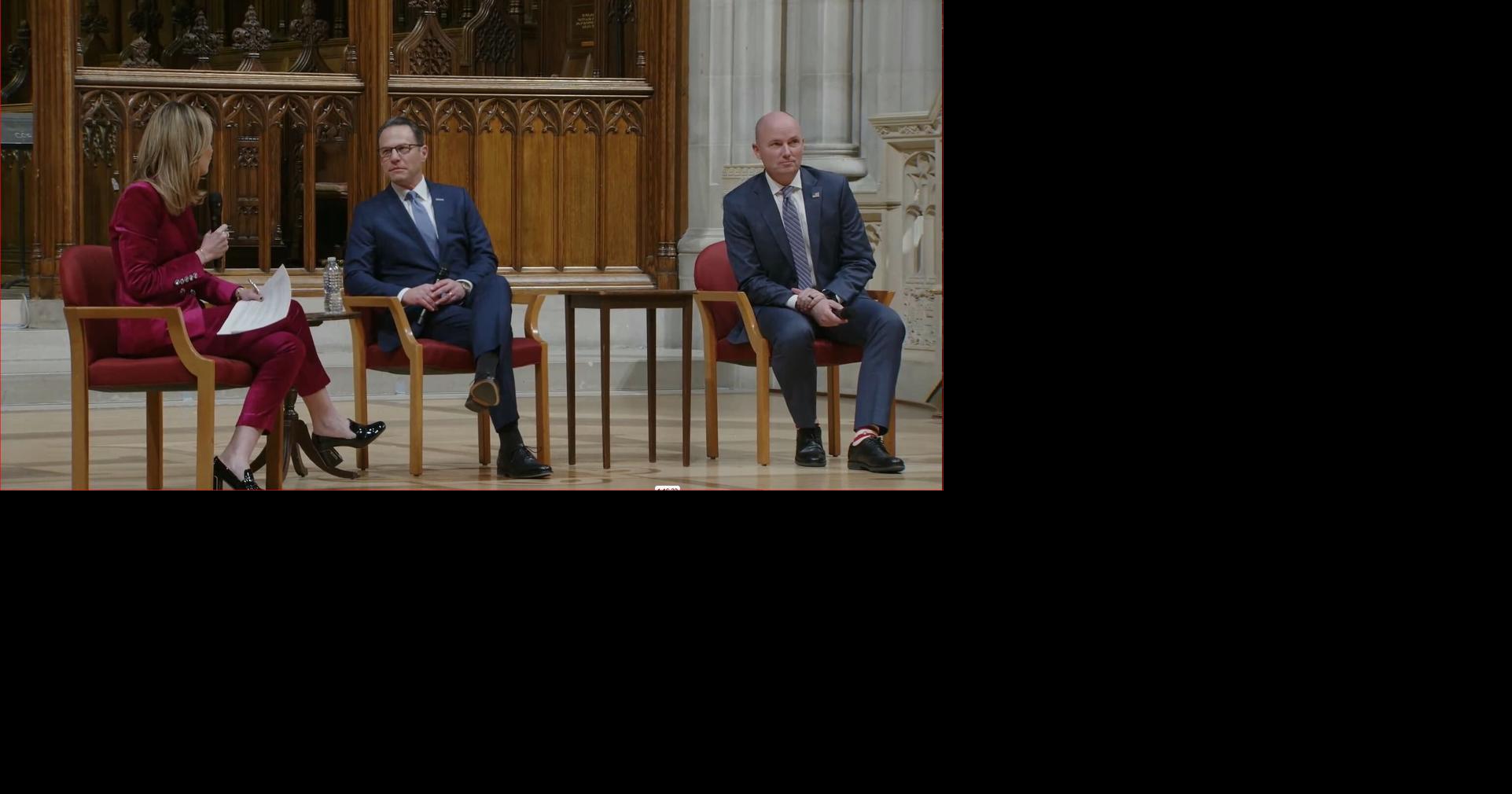 Pa. Gov. Josh Shapiro and Utah Gov. Spencer Cox jointly condemn political violence