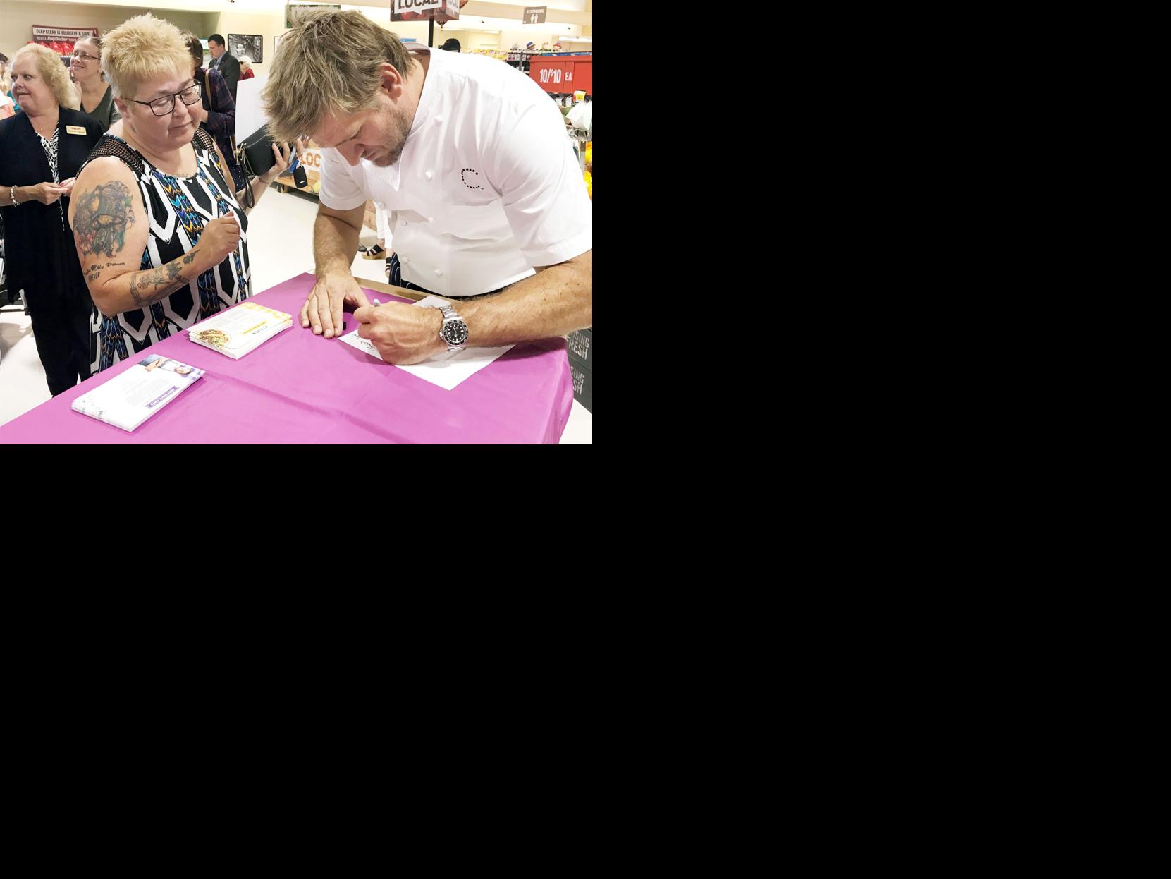 Celebrity chef Curtis Stone visits Lititz Pike Giant for demos and meet