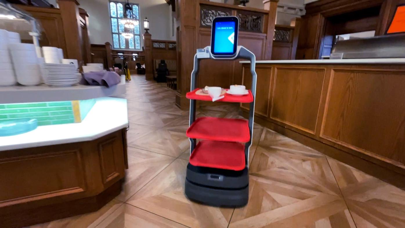 Robot waiters taking more orders, improving assisted living dining rooms -  McKnight's Senior Living