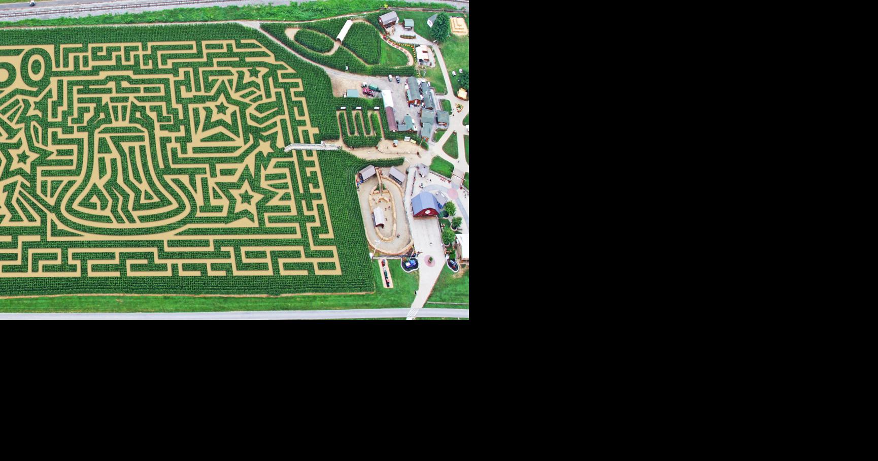 Corn maze has Liberty Bell theme at Cherry Crest Adventure Farm; summer festival planned