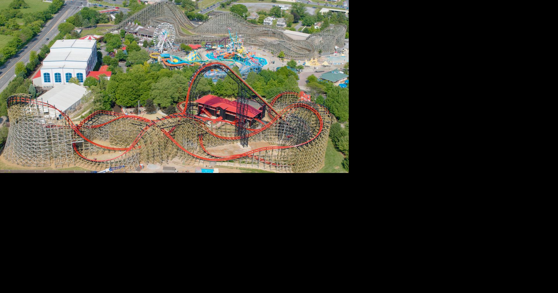 New hybrid roller coaster to debut with 'world's largest underflip