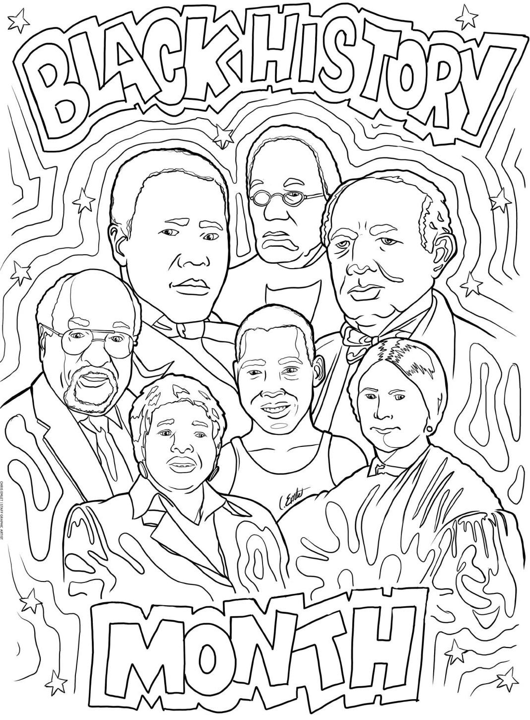 Balck History Month Coloring Pages