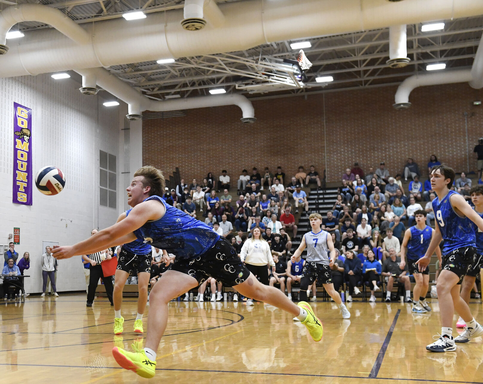 Cedar Crest vs. Manheim Central - L-L League boys volleyball championship