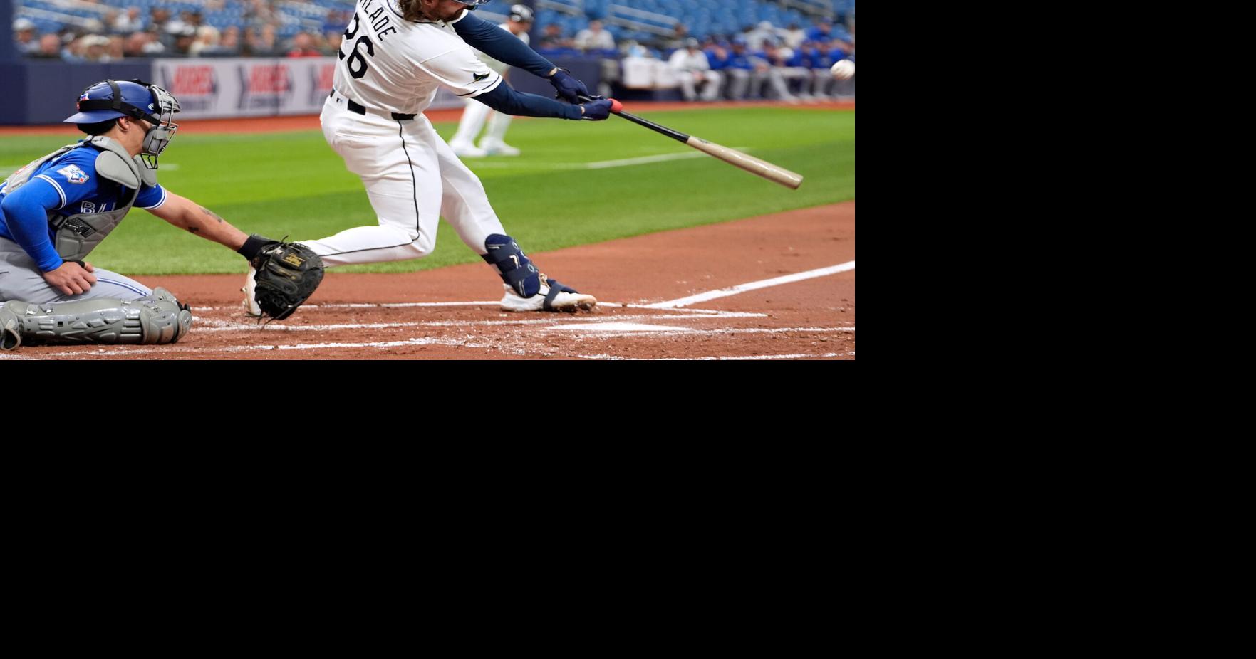 Ryan Vilade hits a 3-run homer and the Rays beat the Blue Jays 5-1 for their 4th straight win