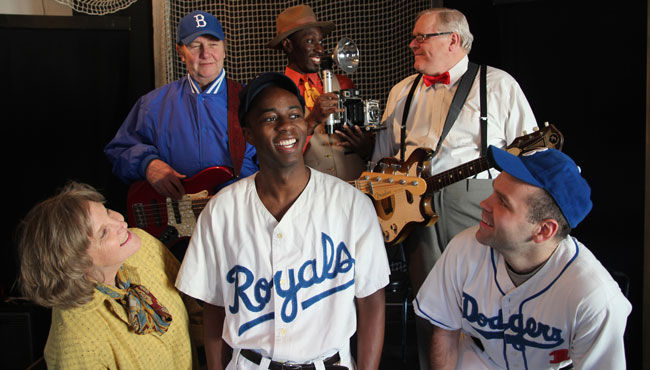 Download Jackie Robinson in full uniform ready to play for the Brooklyn  Dodgers