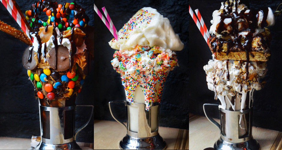 Extravagant milkshakes, $100 doughnuts and tater-tot pizza make wacky ...