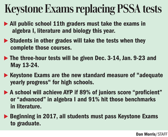 peters township school district literature keystone exam information