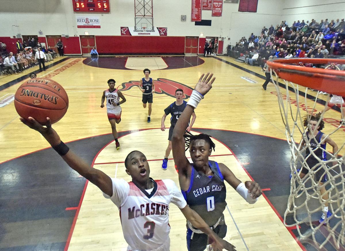 Mccaskey Holds Off Cedar Crest S Late Charge In 62 48 L L League