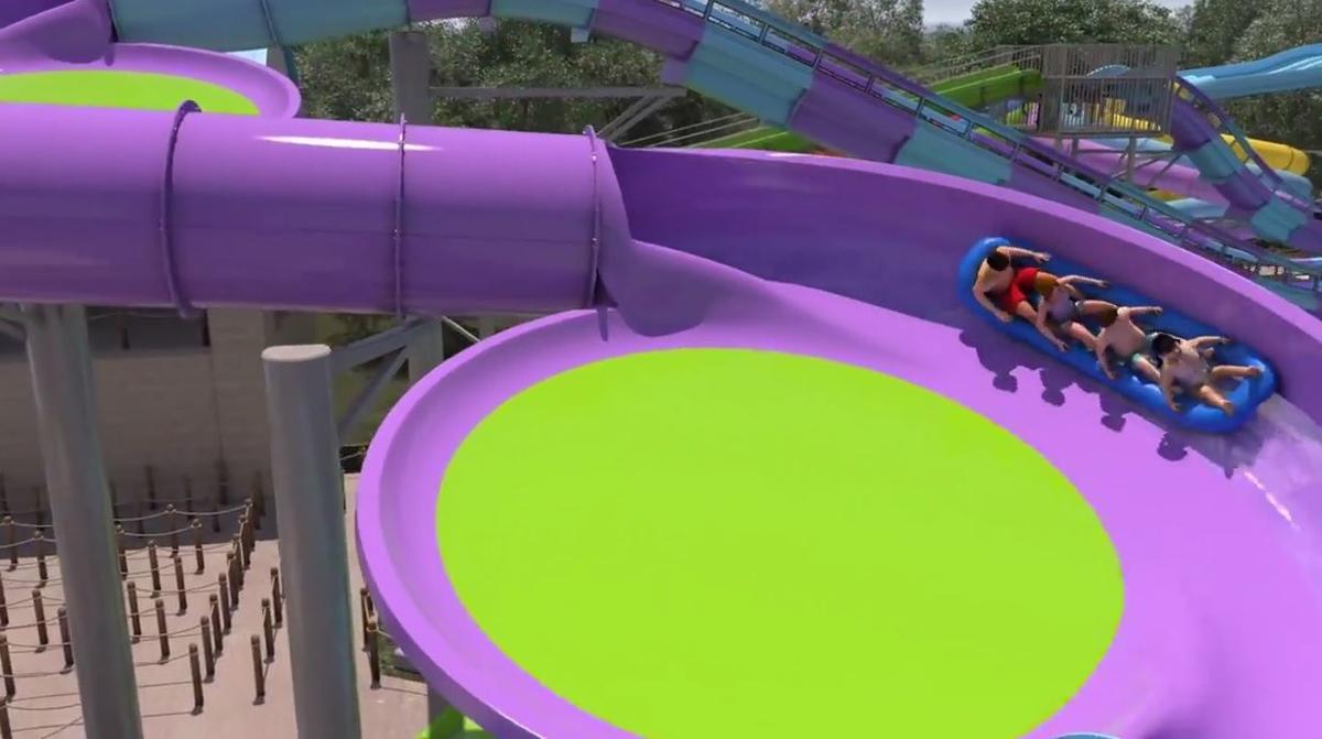 Water roller coaster, 6lane racing slide coming to Hersheypark in 2018