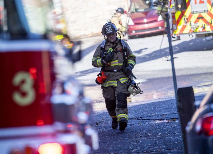 Crews fight blaze on West King Street Wednesday afternoon [photos ...