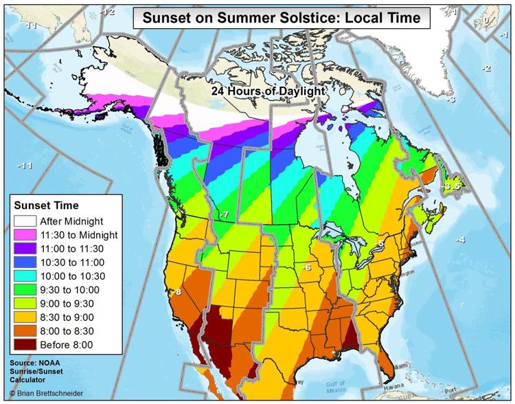 Summer solstice Why the first day of summer has the most daylight