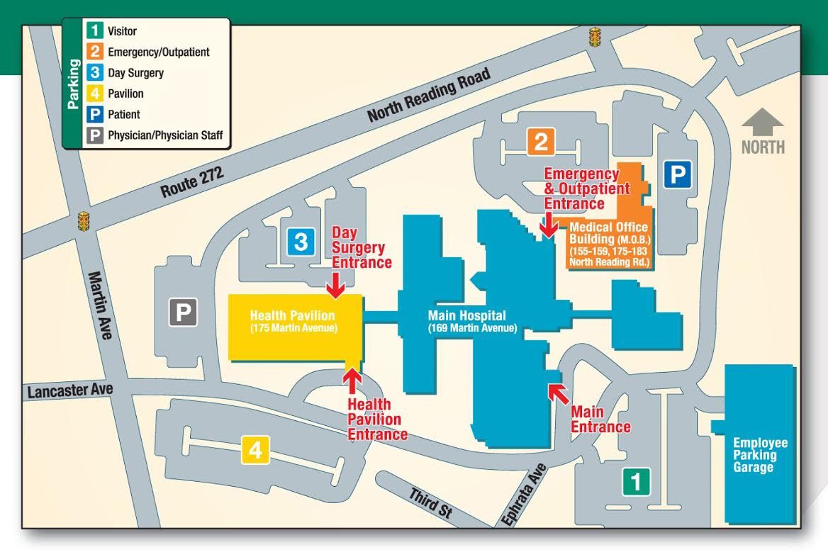 Lancaster Hospital Map Of Departments