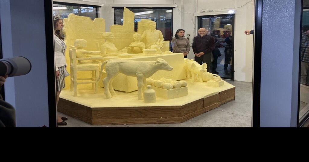 The butter you've all been waiting for: 2024 Farm Show sculpture
