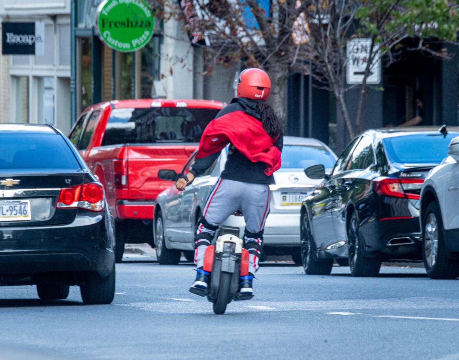 Electric unicycle rider sustains injuries in Lancaster city accident