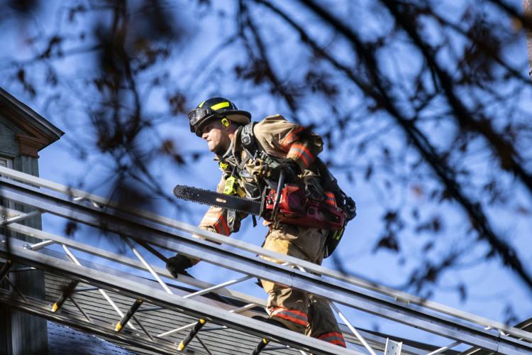 Crews battle fire on West King Street in Lancaster Wednesday afternoon ...