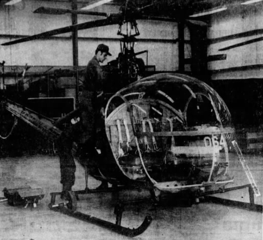 New National Guard helicopters, 1971
