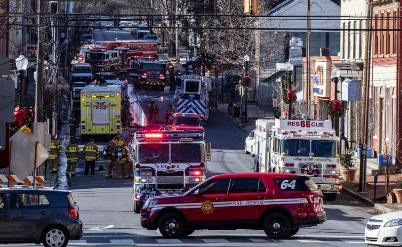 Crews fight blaze on West King Street Wednesday afternoon [photos ...