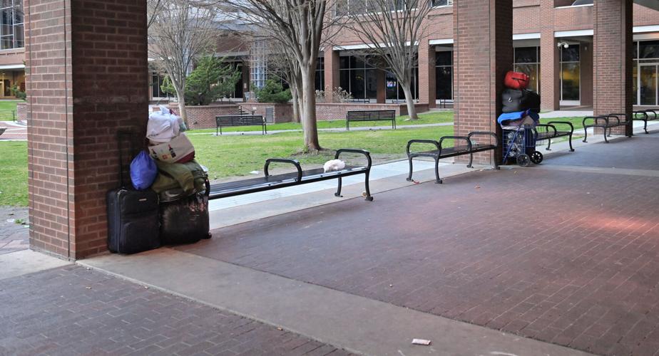 Homeless population moved from Binns Park [photos]