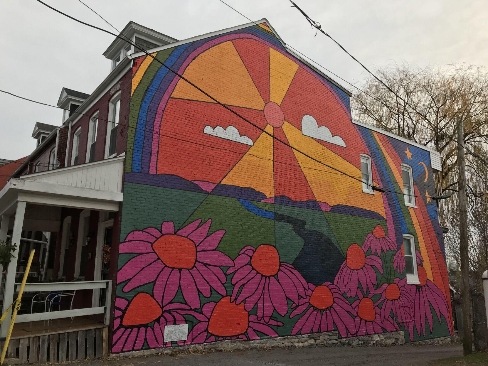 How volunteers, local officials created a colorful mural overlooking 'Garden in the Light' in Lancaster city - Vimarsana News