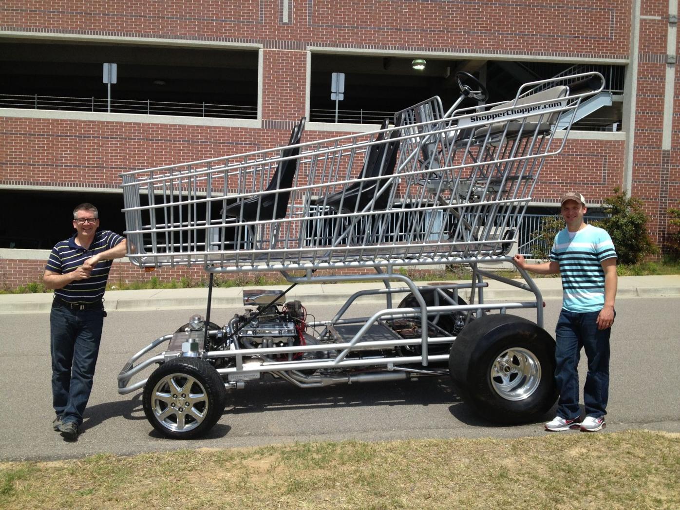 Shopper Chopper, a giant, drivable cart built for Musser’s Markets, now